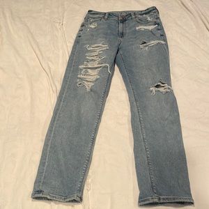 american eagle size 4 mom jean stretch